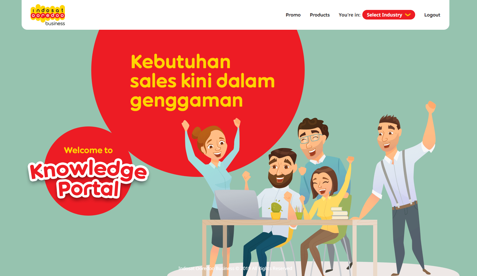 Indosat Ooredoo - Sales Portal